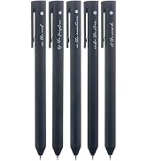 DIVERSEBEE Black Gel Ink Pens, 0.5 mm Gel Pens Fine Point, Bible Pens No Bleed Through with Cute ...