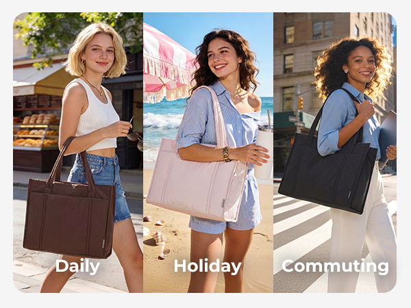 puffy tote bag