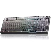 RedThunder K95 S Wireless Mechanical Gaming Keyboard, Hot Swappable Creamy Keyboard with Knob, RG...