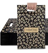 JinRuiKJ Thank You Poly Mailers with Handle 10x13 25 Pcs, Upgrade Design Shipping Bags for Small ...