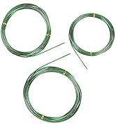 BEADNOVA Bonsai Tree Wire 98 Feet Green Aluminum Wire Bonsai Tree Training Wire for Indoor and Ou...