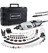 PHALANX 180W Rotary Tool Kit, 1.5-Amp 6 Variable Speed with Flex Shaft, 8000-35000RPM Rotary Mult...