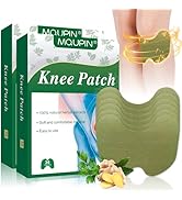 72PCS Knee Patches, Wormwood & Ginger Extract Sticker Heat Patches, 8 Hours Warming Herbal Patche...