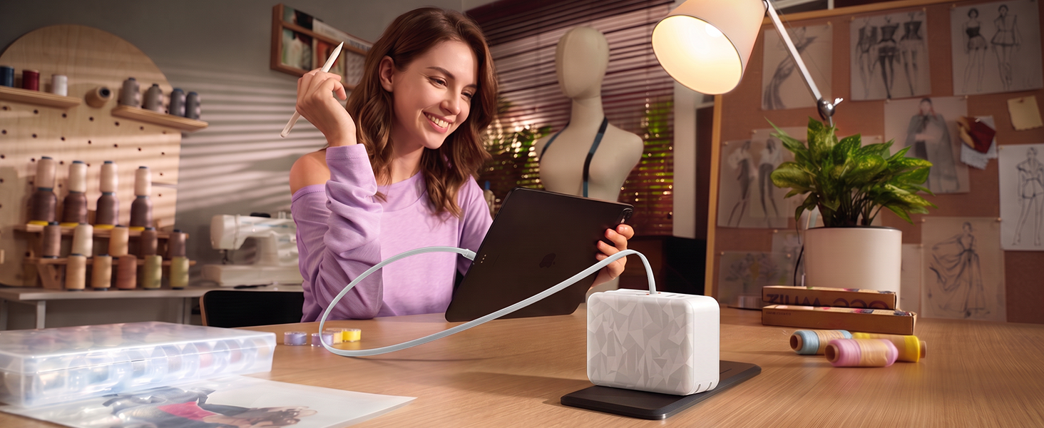 retractable usb c charger