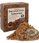 winemana Coconut Substrate for Reptile, 61 Quart Coconut Husk Chip Bedding for Ball Python Snake ...