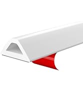 Shower Threshold Water Dam Barrier – 67in Self-Adhesive, Waterproof, Flexible Silicone, Customiza...