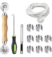 HOMWMPA Window Screen Repair Kit, Screen Spline, Screen Roller Tool, Spline Removal Hook, Screen ...