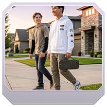 On-the-go carry scene featuring switch 2 carrying case in daily use.