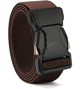 CHAOREN Tactical Belt Men - 1.5" Stretch Belt for Work - Quick Release for Military Casual Jeans ...