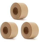 Paper Tape,Brown Packing Tape, 2" x 150 Feet x 3 Rolls,Box Moving Tape,Reinforced Water Activated...
