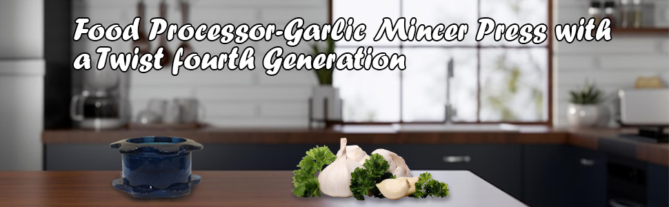 Garlic Presses for Mincing Garlic Onions, Gingers, Fruits, Salad
