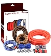 0 Gauge Audio Amplifier Installation Wiring Kit 3000W CCA with Fuse & RCA Complete Car Audio Powe...