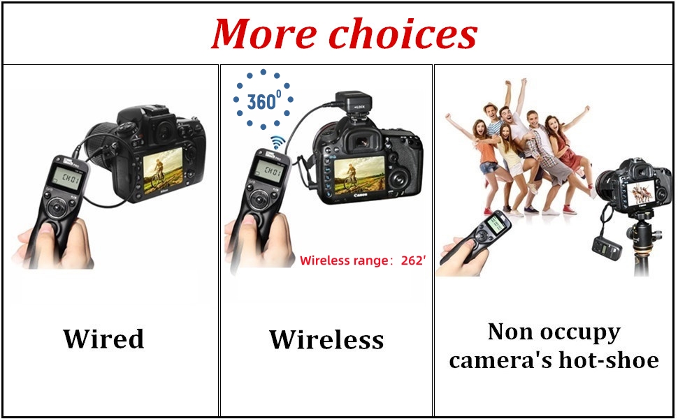 wireless shutter remote