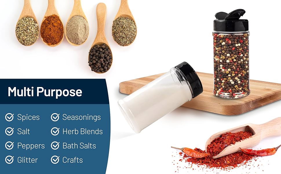 Multi-Purpose Spice Jars