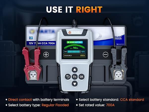 Battery Tester 20-2000 CCA
