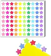 1200 Pieces, 1/2 inch - Star Stickers for Kids Reward, 10 Colors