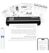 Rongta Portable Printers Wireless for Travel,Thermal Inkless Printer for School/Office/Home Use, ...