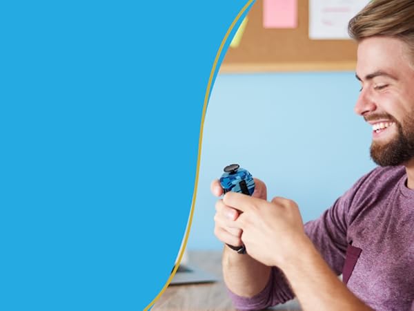 Pilpoc Fidget Cube: 6-sided adhd fidget toys & ideal fidget cube for kids to ease stress