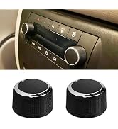KoiLuvGo 2 PCS Volume Control Knob Radio Knob Car Rear Radio Audio Dial Tuner, Radio Repair Kit S...