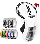EazeID Embossing Label Maker with 8PK Color Tapes, Vintage Manual Label Maker Embossed, Retro Old...