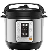 NEWBULIG 16-in-1 Electric Pressure Cooker, 6QT Multi Cooker with 12 Presets, Slow Cook Rice Steam...