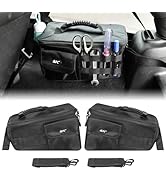 DSISIMO Wheel Well Side Storage Bag Rear Trunk Storage Organizer Bag With Grab Handles Shoulde Ba...