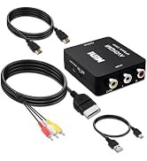 COMeap Xbox AV Cable for Xbox Gen 1, AV to HDMI Converter with USB Power and HDMI 4K Cable Suppor...