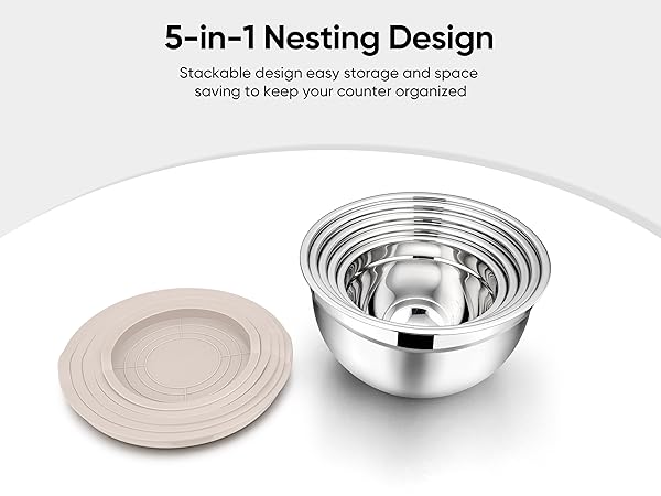 Khaki Mixing Bowls