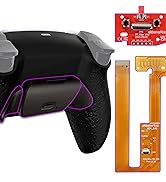 eXtremeRate Textured Black Real Metal Buttons (RMB) Version Rise Remap Kit for PS5 Controller BDM...