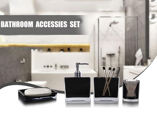 bathroom accessories set