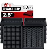 Non Slip Furniture Pads- 2.5"x2.5" Square Anti Skid Caster Cups Furniture Coasters, Anti-Sliding ...