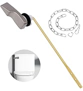 Toilet Flush Handle, Universal Toilet Handle Replacement Kit, Zinc Alloy Toilet Tank Trip Lever w...