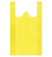 LazyMe T Shirt Bags, Yellow Plastic Bags with Handles Bulk, Bolsas De Plastico Para Negocio, Groc...