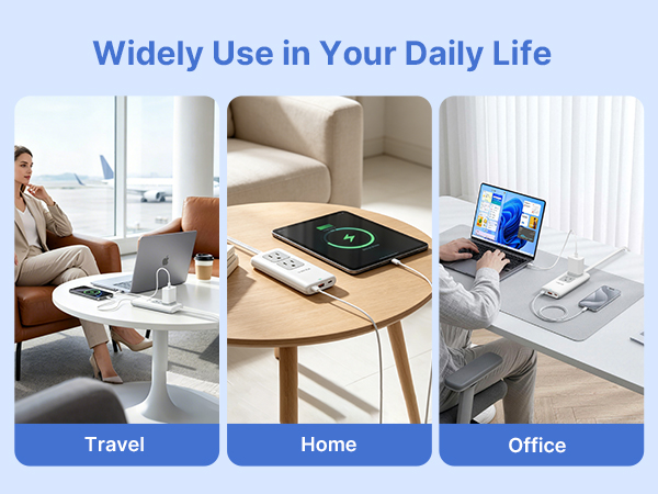 travel extension cord with usb ports