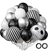 OuMuaMua 63Pcs Halloween Balloons Party Decorations, 12