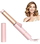 Ukliss Mini Travel Curling Iron 1 Inch, Dual Voltage 110-240V, 30s Fast Heating & Ionic Ceramic, ...