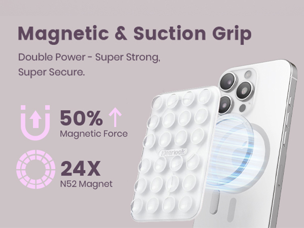 magnetic suction phone mount