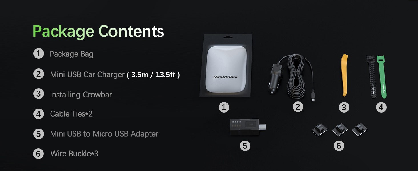 Dash Camera Car Charger