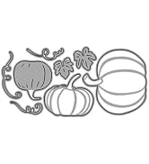 1Pc Silver Pumpkin Metal Die Cuts Pumpkin Heads Party Cutting Dies Halloween Embossing Stencils f...