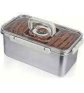 Bread Box, Bread Storage for Homemade Bread,Stainless Steel Bread Container | Bread Storage Conta...