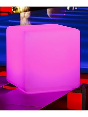 mr.go 10 inch led rechargeable cube light