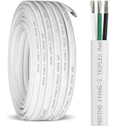14/3 Marine Wire 14 Gauge Marine Grade Wire 14 AWG Triplex Tinned Copper Boat Cable,14 Gauge OFC ...