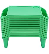 12Pcs Kids Lap Desk Tray,Portable Lap Bed Table with Side Pockets,Plastic Breakfast Laptop Trays ...