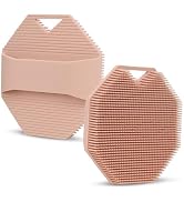 Silicone Body Scrubber, Silicone Loofah Exfoliating Body Scrubber for Shower, Long-Lasting Body B...