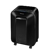 Fellowes LX20M 12 Sheet P-4 Micro-Cut, Heavy Duty Paper Shredder for Office, 100% Jam Proof (Black)