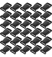 YGDZ 1 Inch Buckles, 30 Pack Plastic Buckles Quick Release Parachute Buckles for Backpack Strap W...