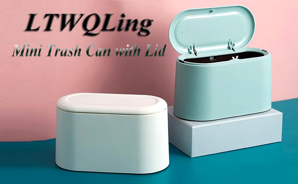 Mini Trash Can with Lid