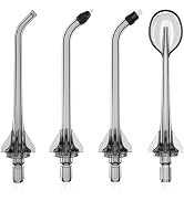 Replacement Tips for Nicwell, Oralfree, WELLFINE, Hangsun, Tovendor Water Flosser, Replacement He...