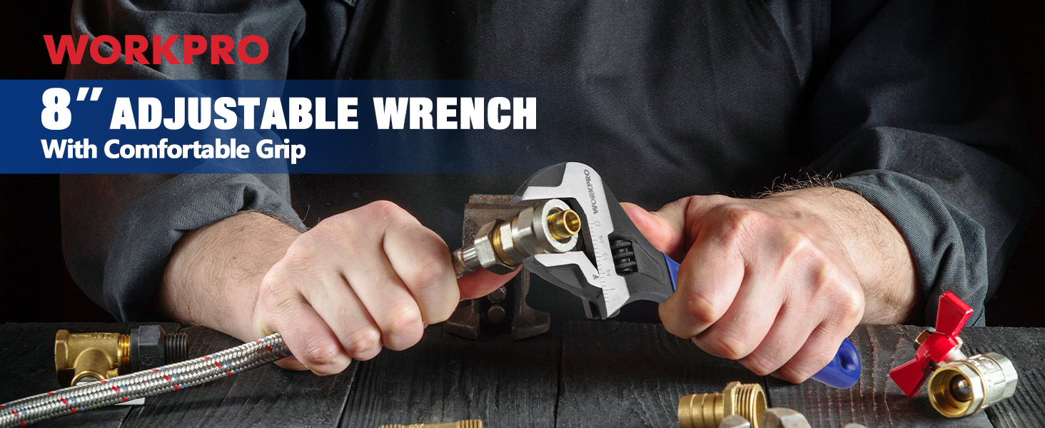 8 inch adjustable wrench