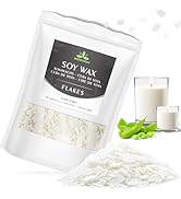 Soy Wax Flakes, Waxcanpy Natural Candle Wax, Organic Soy Wax for Candle Making from Farm, No Addi...